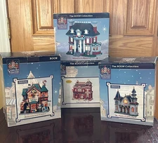 Lemax Carole Towne Village Christmas House, Select from 5 pcs, Lighted, Nice!