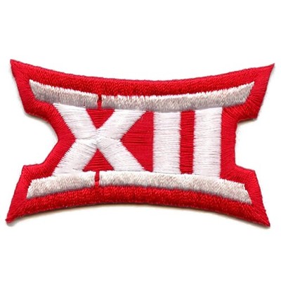 University of Houston Cougars Big 12 XII Conference White Red Jersey Uniform Pat