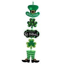St. Patrick's Day Door Sign St. Patrick's Day Themed Hanging Welcome Sign