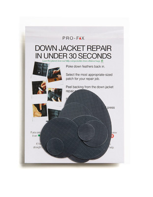 Pro Fix Down Jacket Repair Patches Easy to Use, Pre-Cut, Self-Adhesive, Water...