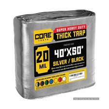 Core Tarps Extreme Heavy Duty 20 Mil Tarp Cover, Waterproof, UV Resistant, Ri...
