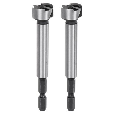 2pcs Forstner Drill Bit 18mm (11/16'') Dia 1/4'' Shank Multi-Tooth Wood Drill Bits