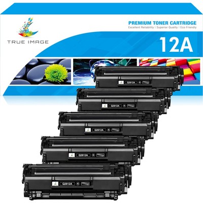 5 Toner XXL für HP LaserJet 1012 3015 1022 3052 3055 Q2612A  
