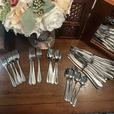 Lenox Oneida Flight Flatware Set, Stainless Steel 34 pcs, USA Made