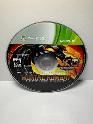 mortal kombat komplete edition xbox 360: disk only, GA tracked shipping.