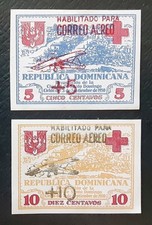 DOMINICAN REPUBLIC 1931 MH Imperforate Cyclon Disaster Relief Superb 4368-1