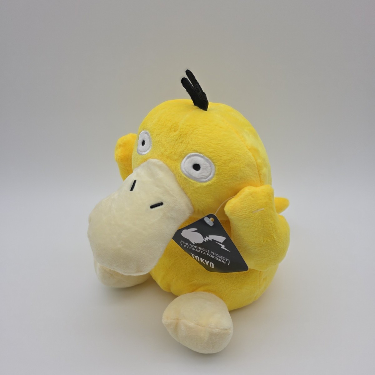 Thunderbolt Project x Pokémon Psyduck Plush Fragment Design Tokyo