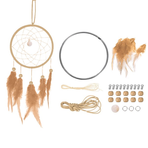 TraumfäNger-Set Zum Selbermachen,ZubehöR FüR TraumfäNger,Stil 3,Beige-image