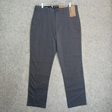 Denali Pants Mens 34/32 Gray Stretch Twill Technical Dress Casual Hiking Chino