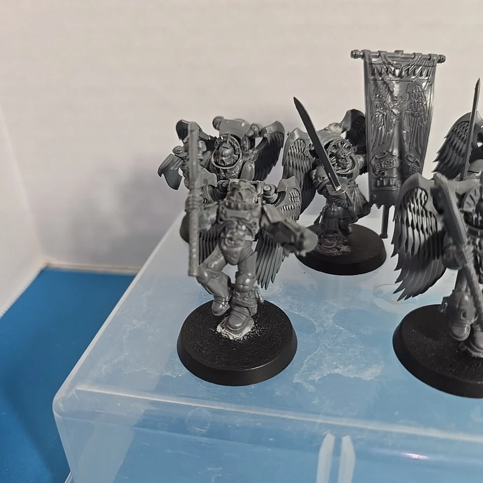 Sanguinary Guard x 5 Blood Angels Space Marines Firstborn Warhammer 40K OOP - Image 2 of 4