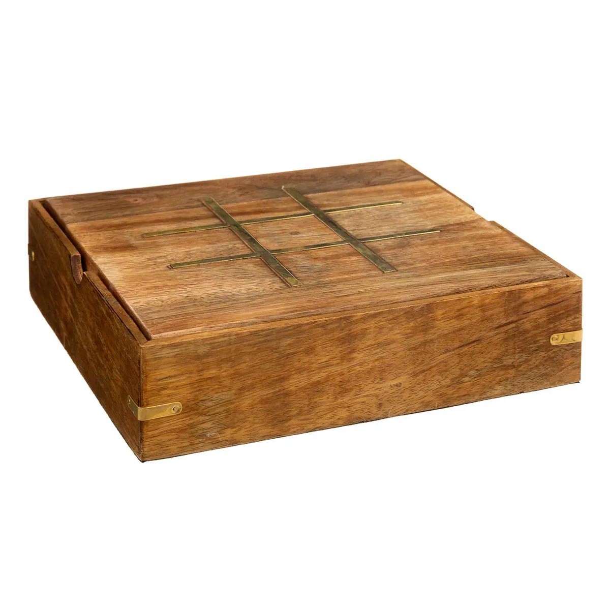 Plateau multi-jeux en bois Ines 23cm : le cadeau éco-responsable idéal pour toute la famille