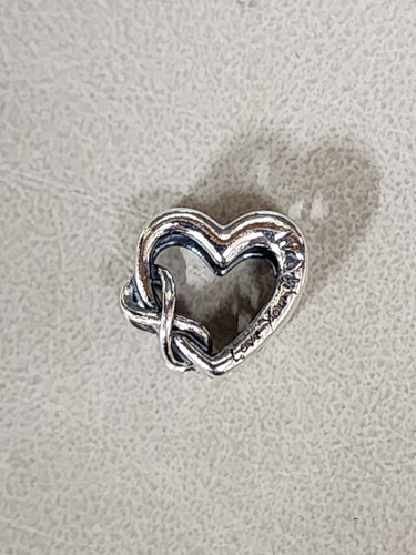 Authentic Sterling Silver Pandora "Love You Mom" to Infinity Charm