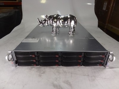 SuperMicro 6028U-TRT+ 2U LFF Server w/ 12x Trays, X10DRU-i+, Dual PSU