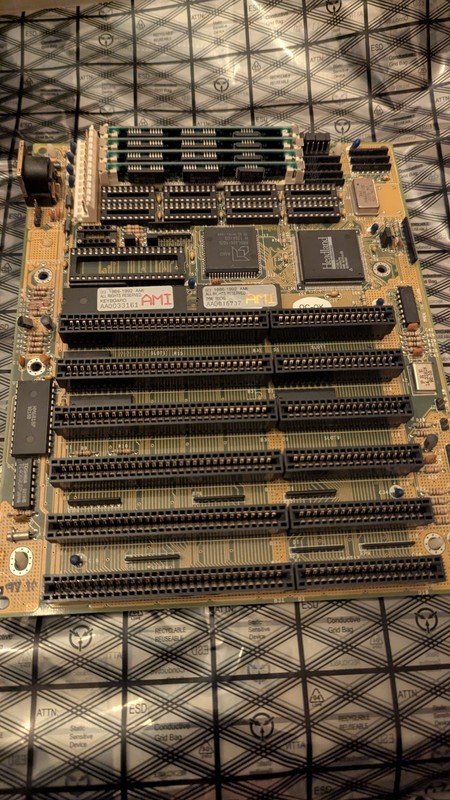 Protech PM 286 Mobo 286 16Mz headland HT-18C 1MB Baby AT+Controller+Network Card