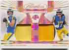 2024 Panini Flawless Matthew Stafford Puka Nacua Dual Memorabilia Patch #/25