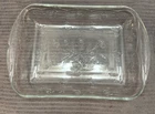 Vtg Anchor Hocking SAVANNAH Floral Glass Lasagna Baking Dish 9"x13" Embossed