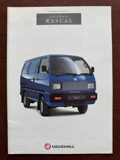 Brochure GM UK Bedford Rascal Transporter / Delivery Van MY 1993