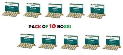 Himalaya Platenza Tablets Ayurvedic Herbal Wellness Supplement x10 Box Free Ship