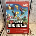 New Super Mario Bros. Wii (Nintendo Wii, 2009) Complete with Manual CIB disc exc