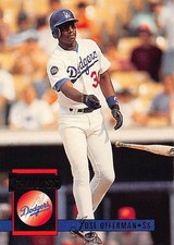 Jose Offerman 1994 Donruss 623 Los Angeles Dodgers Baseball Card
