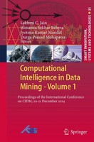Lakhmi C. Jain (U. A.) | Computational Intelligence In Data Mining - Volume 1