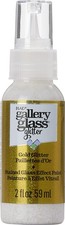 Gallery Glass Gold Stained Glass 2 fl oz Brilliant Glitter Finish Paint, Perf...