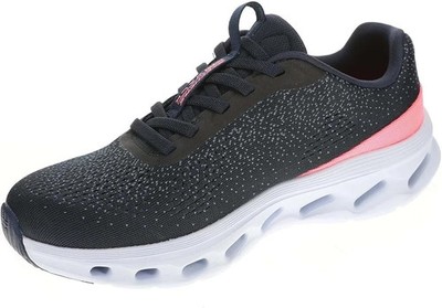 Skechers Shoes Slip On Women's Go Walk Glide Step Sport Comfort Navy Pink 125128