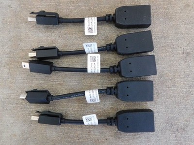 LOT OF 5 Dell Mini-DisplayPort Male TO Displayport Female Adapter 00FKKK mdp/dp