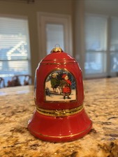 Mr Christmas Working Musical Ornament Bell Shaped. Oh Come All Ye Faithful. Mr Christmas Working Musical Ornament Bell Shaped. Oh Come All Ye Faithful.