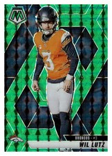 2025 Panini Mosaic #151 Wil Lutz Mosaic Green