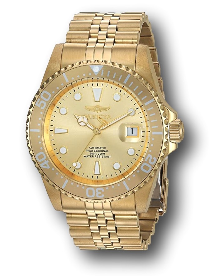 Invicta Pro Diver Automatic Men's Triple Gold 42mm Stainless Watch