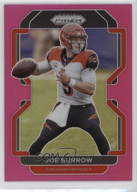 2021 Panini Prizm Pink Prizm Joe Burrow #273 o7m