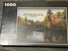 PuzzleYOU 1000 Piece Jigsaw Puzzle Psalm 147:11 Landscape Scene NEW Sealed