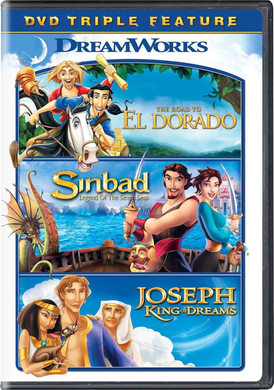 The Road to El Dorado / Sinbad: Legend of Seven Seas / Joseph: King of Dre (DVD)