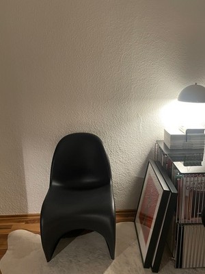 Original Panton Chair, schwarz, sehr guter und gepflegter Zustand