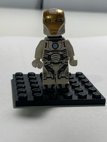 LEGO marvel space iron man mini figure white suit sh229 76049 genuine