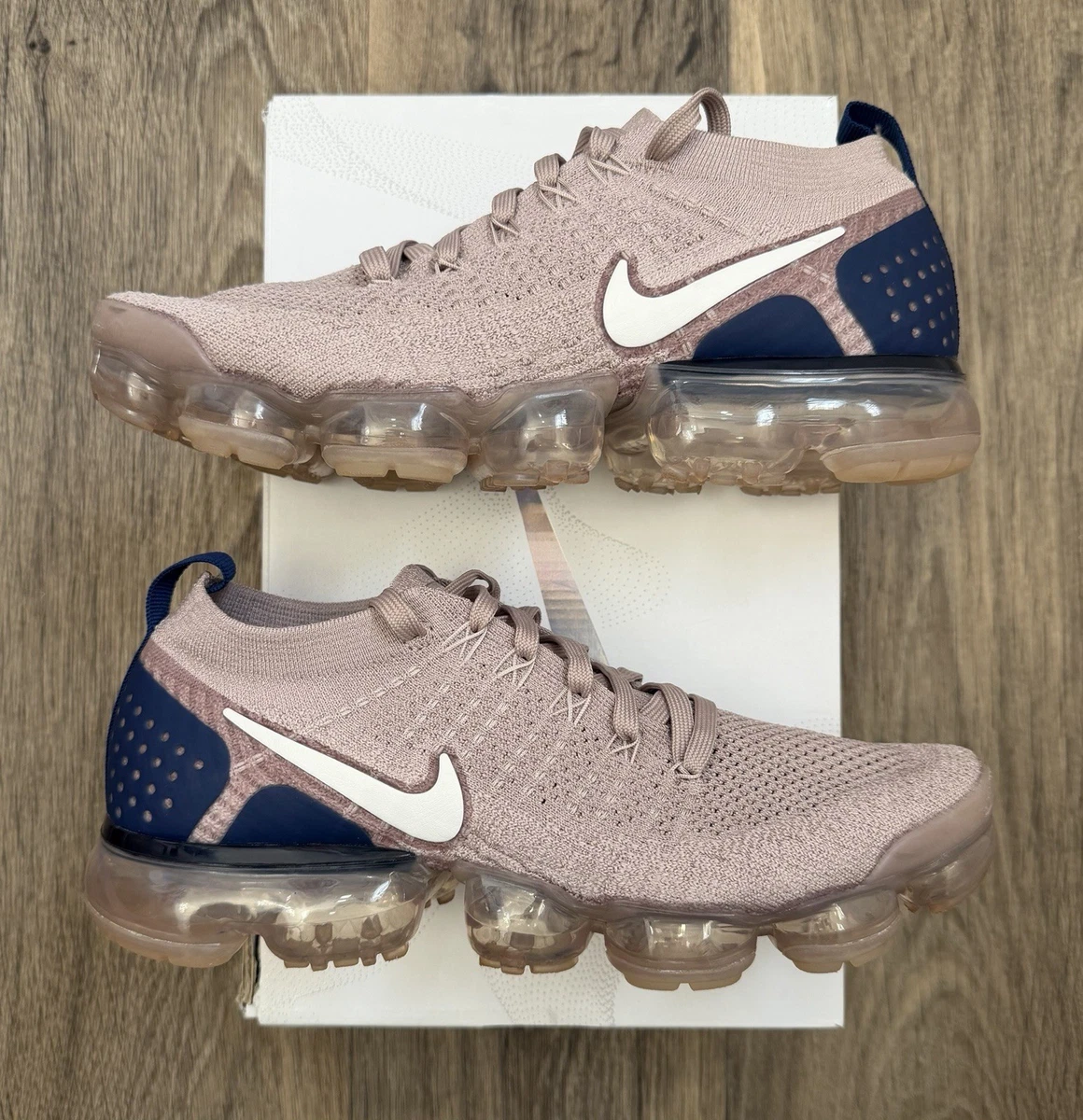 Nike Air VaporMax Flyknit 2 Diffused Taupe, Mens Size 9 US Sneakers 942842-201 Nike Air VaporMax Flyknit 2  main image 2