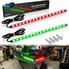 LED Navigation Light Red and Green Marine Lights for Boats Bow Lights