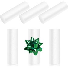 6 Pcs Foam Cylinders Decorative Cylinder Adornments for Christmas Crafts