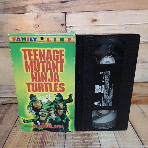 Teenage Mutant Ninja Turtles VHS Used Family Line 1990 Original Movie