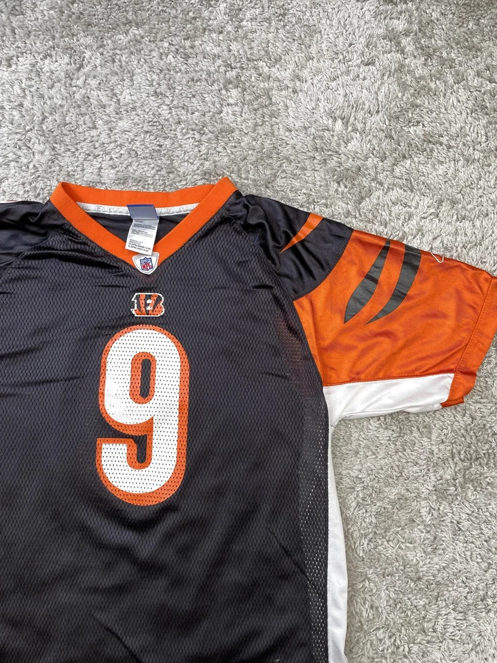 Camiseta de fútbol americano juvenil de los Cincinnati Bengals XL naranja NFL Reebok Carson Palmer Foto 4 de 4
