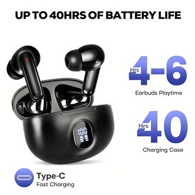 Wireless Bluetooth TWS Earbuds In-Ear Headphones for Android & iOS