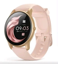 Smart Watch AGPTEK LW11 1.28" Women's Round Step Counter