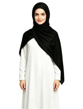 Non-see-through Premium Jersey Maxi Hijab Head Scarf Wrap for Muslim Women B...