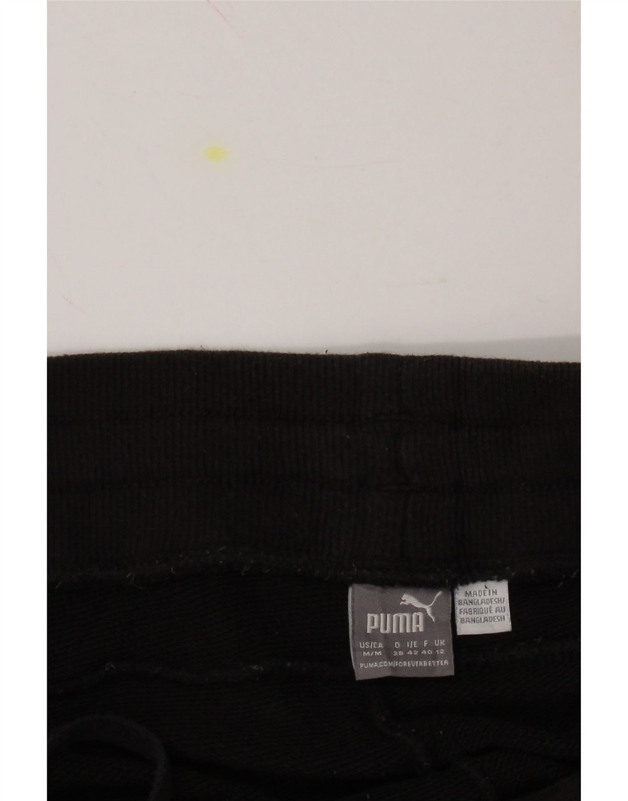 PUMA Womens Tracksuit Trousers Joggers UK 12 Medium  Black Cotton SG04 thumbnail 5