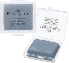Faber-Castell Kneadable Eraser for Artists in Storage Case - 1 Pack, Grey