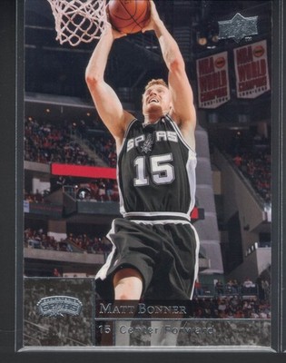 2009-10 Upper Deck Matt Bonner ##178 San Antonio Spurs