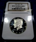 1966 KENNEDY HALF Ms67 ULTRA CAMEO NEAR TOP POP 94/21 MT EVEREST FROSTED SMS NGC