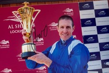 Jim Crowley Hand Signed 12x8 Photo Horse Racing Autograph 1