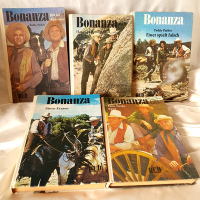 Alte Bücher raussuchen BONANZA 1968-1969-1970 Eine heiße Spur-Einer spiel falsch